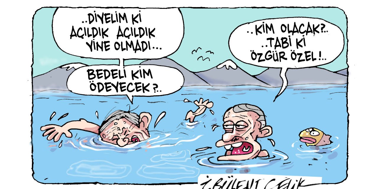 İ. Bülent Çelik'in 15 Ekim 2024 tarihli karikatürü