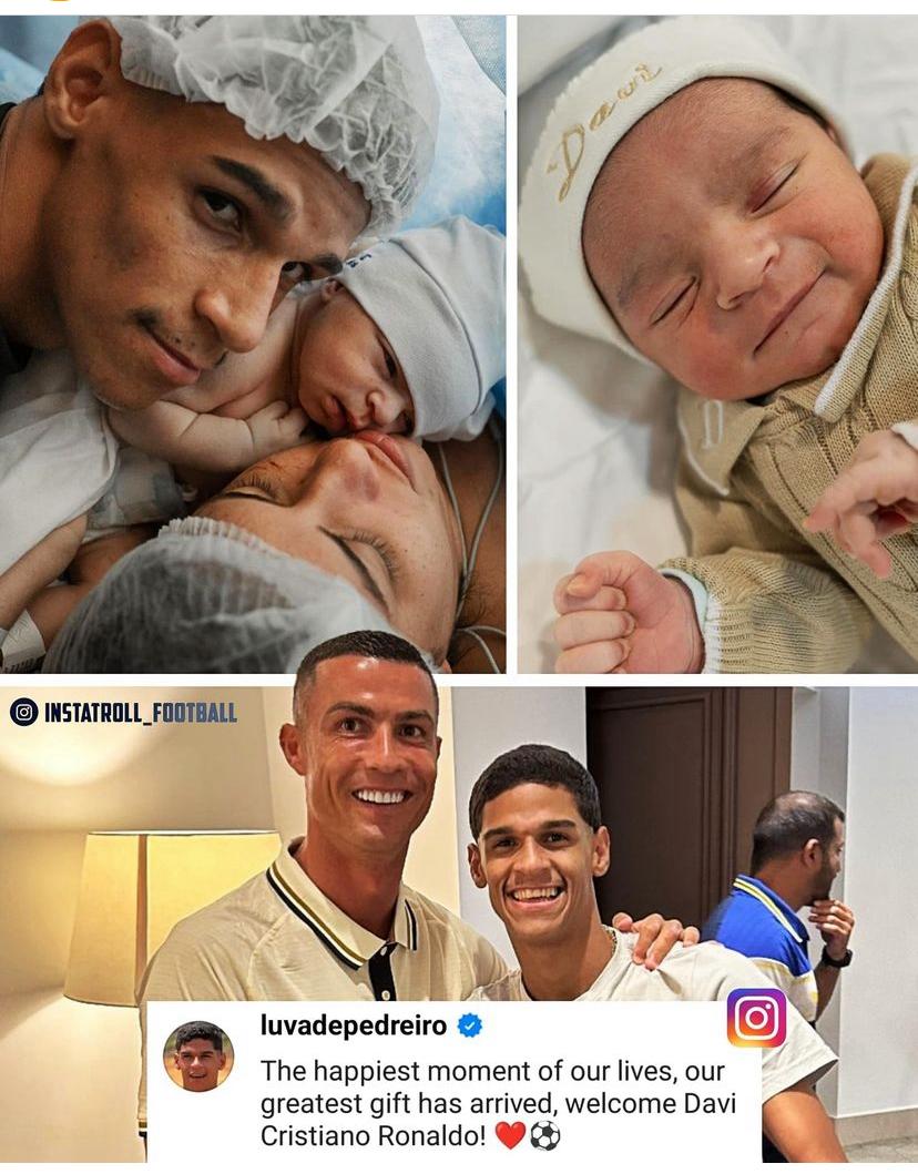 Sosyal medya fenomeni çocuğunun adını Ronaldo koydu