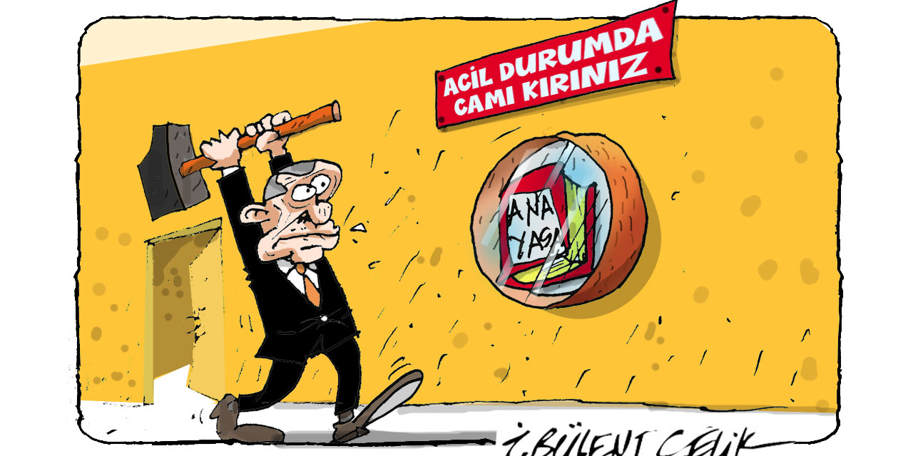 İ. Bülent Çelik'in 16 Ekim 2024 tarihli karikatürü