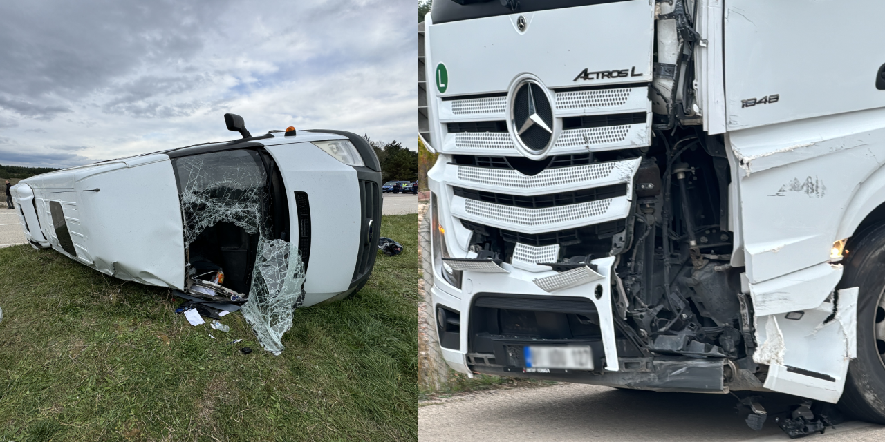 Kastamonu'da okul servisi ile TIR çarpıştı: 12'si öğrenci 13 kişi yaralandı