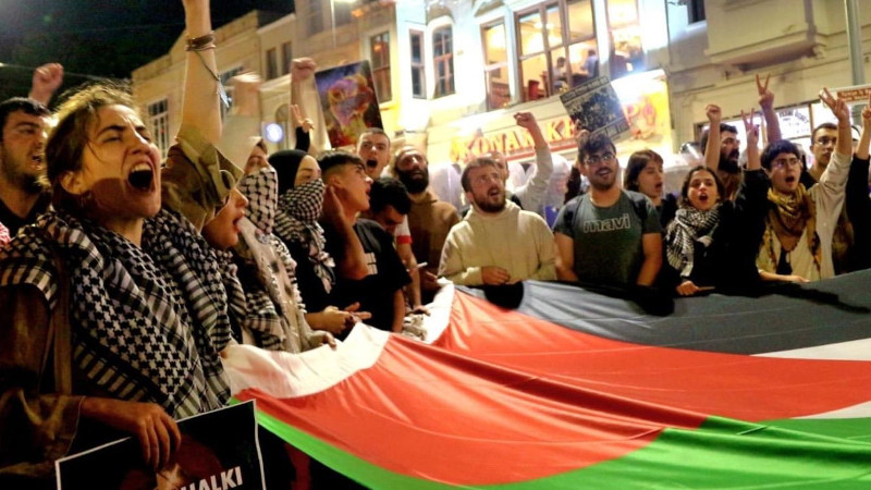 Filistin için Bin Genç üyesi 18 genç gözaltında