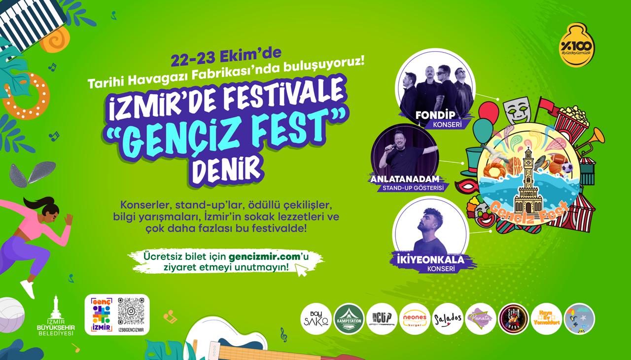 İzmir’de gençlik ve yaratıcılık rüzgarı estirecek Gençİz Fest başlıyor