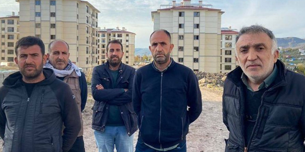 TOKİ işçileri, şantiyede eylem başlattı: 'Evimize gidemiyoruz'