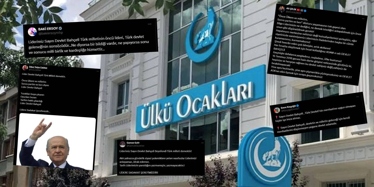 Bahçeli’nin “Öcalan Meclis’e” çağrısından sonra Ülkü Ocakları’ndan kampanya