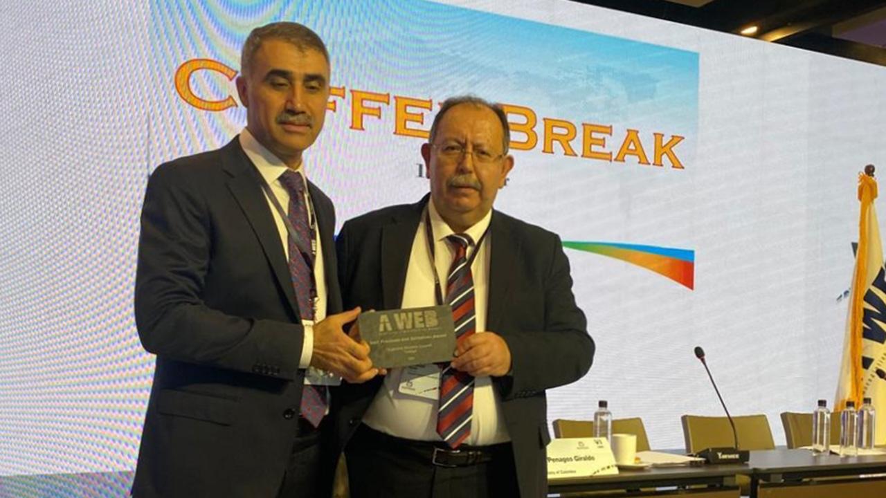 YSK şeffaflık ödülü aldı, YSK Başkanı açıkladı: Mükemmel bir sistemimiz var