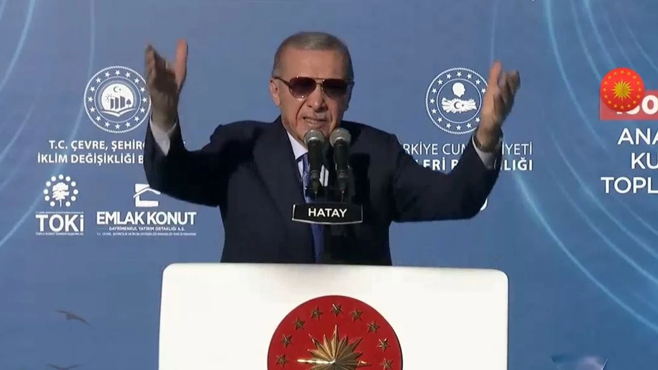 Erdoğan Hatay'da: Hatay'ı 31 Martta 10 yıllık fetret devrinden kurtardık