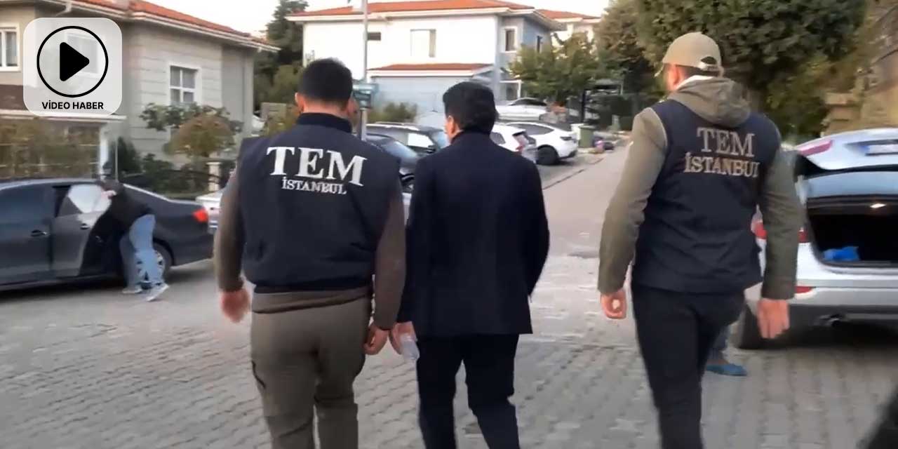 Ahmet Özer'in evinde yapılan arama ve gözaltına alınma görüntüleri