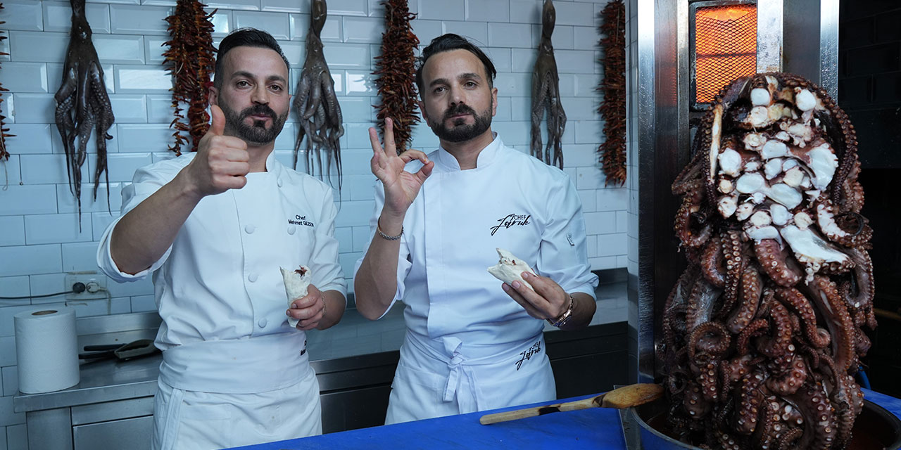 Ustalardan yeni çılgınlık! Şimdi de Ahtapot döner yaptılar