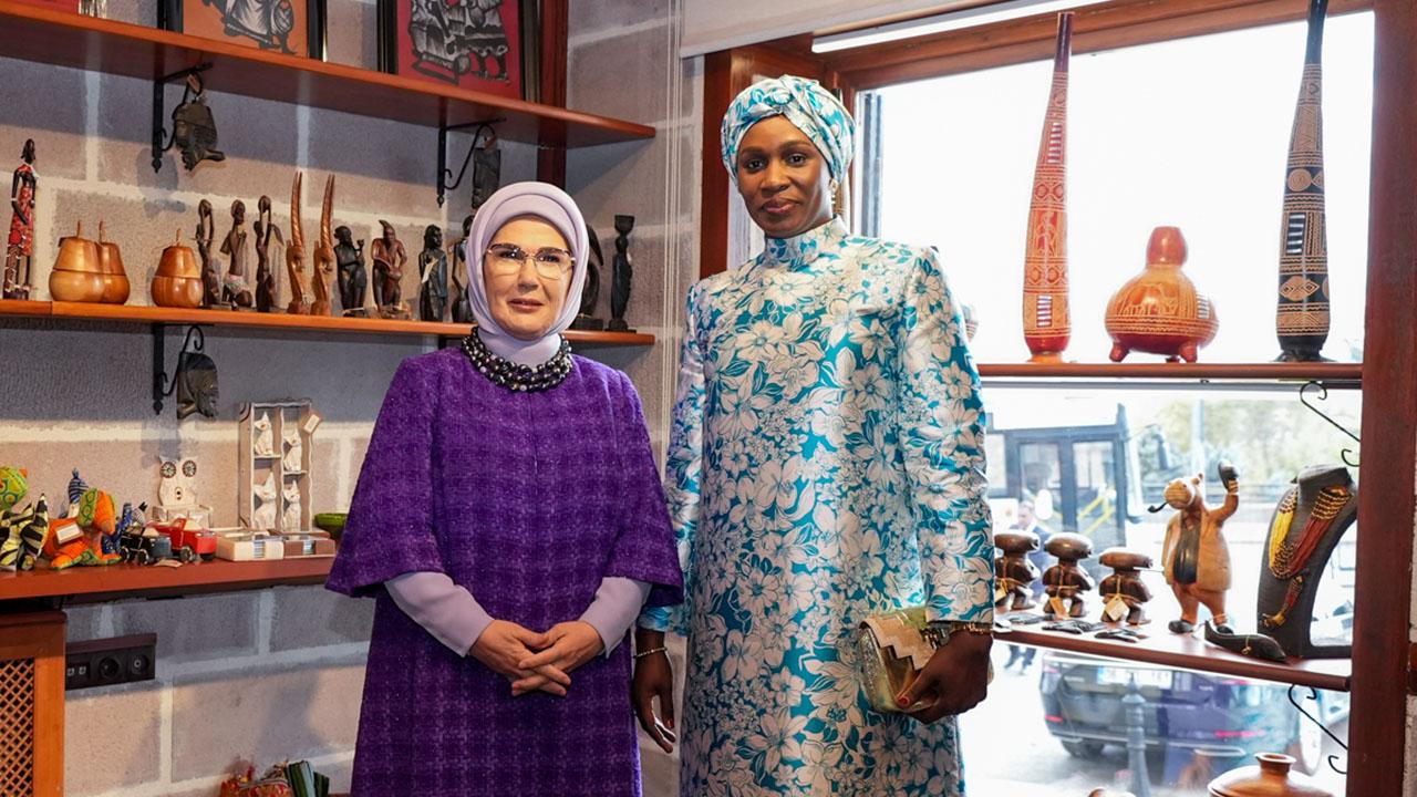 Senegal Cumhurbaşkanı Fay ve eşinin ziyaretine ilişkin Emine Erdoğan'dan paylaşım