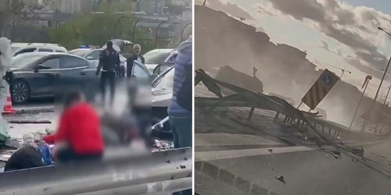 TEM'de feci kaza! 2 kişi öldü, 4 kişi yaralandı!