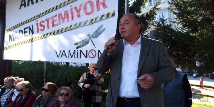 Cengiz'in madenine karşı CHP'lilerle eyleme çıkan AKP'li başkandan rest: Arhavi'de madene karşıyız