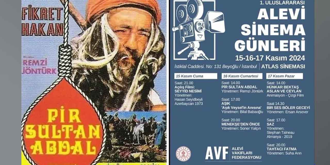 Alevi sinema günleri başlıyor: Alevi kültürü Atlas Sineması'nda izleyiciyle buluşacak