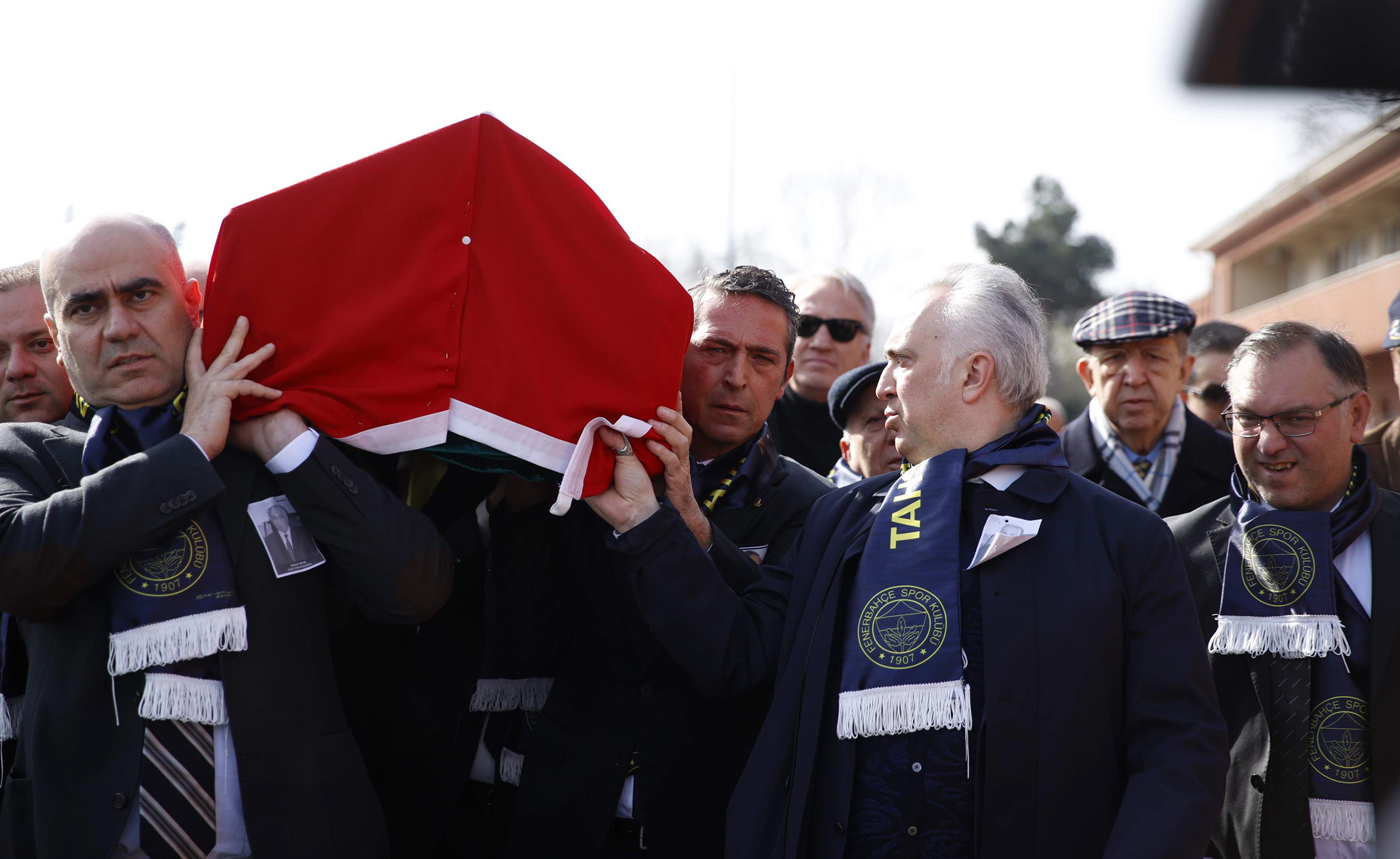 Eski Fenerbahçe Başkanı Tahsin Kaya için Dereağzı Tesislerinde tören düzenlendi