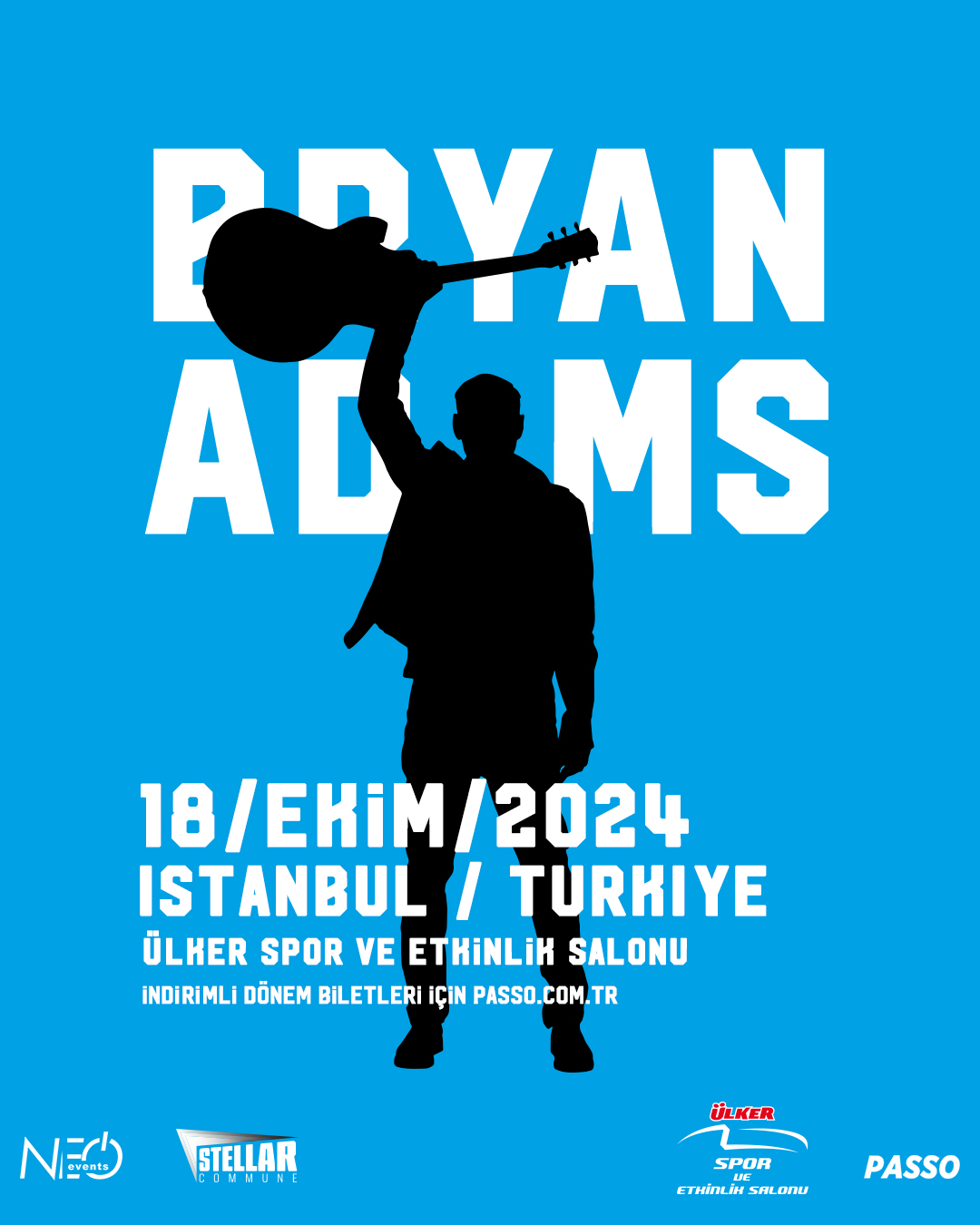 Bryan Adams 5 yıl aradan sonra Türkiye'ye geliyor