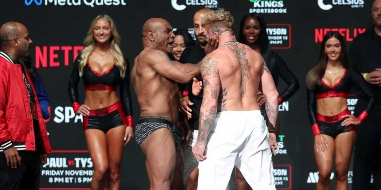 Tarihi karşılaşma öncesi Mike Tyson'dan Jake Paul'a tokat