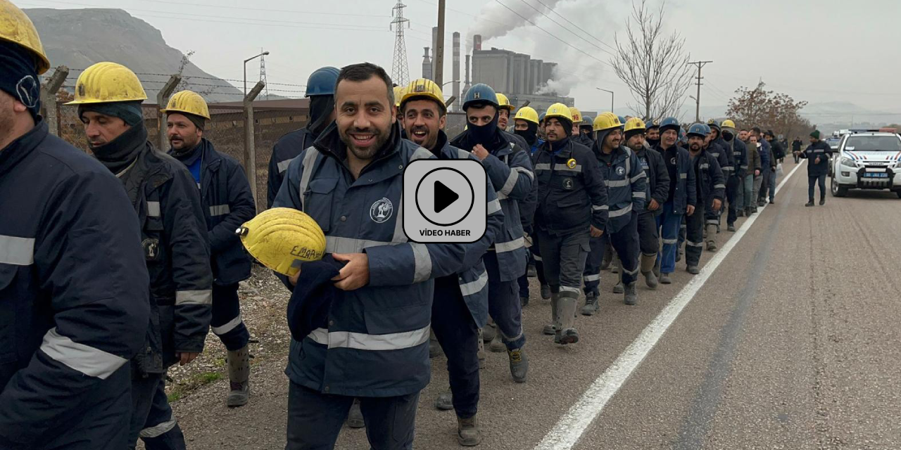 Çayırhan madencileri bakanlığa yürüyor: İşçiler, bu akşam Beypazarı'na varmayı planlıyor