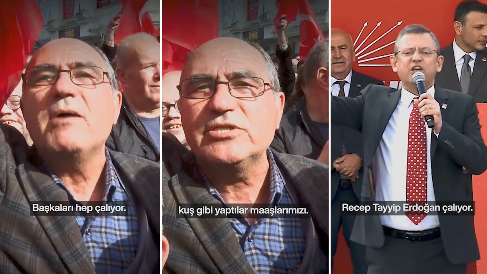Özgür Özel: Emeklilerin cebinden 5,5 çeyrek altın çalan kişi Recep Tayyip Erdoğan'dır