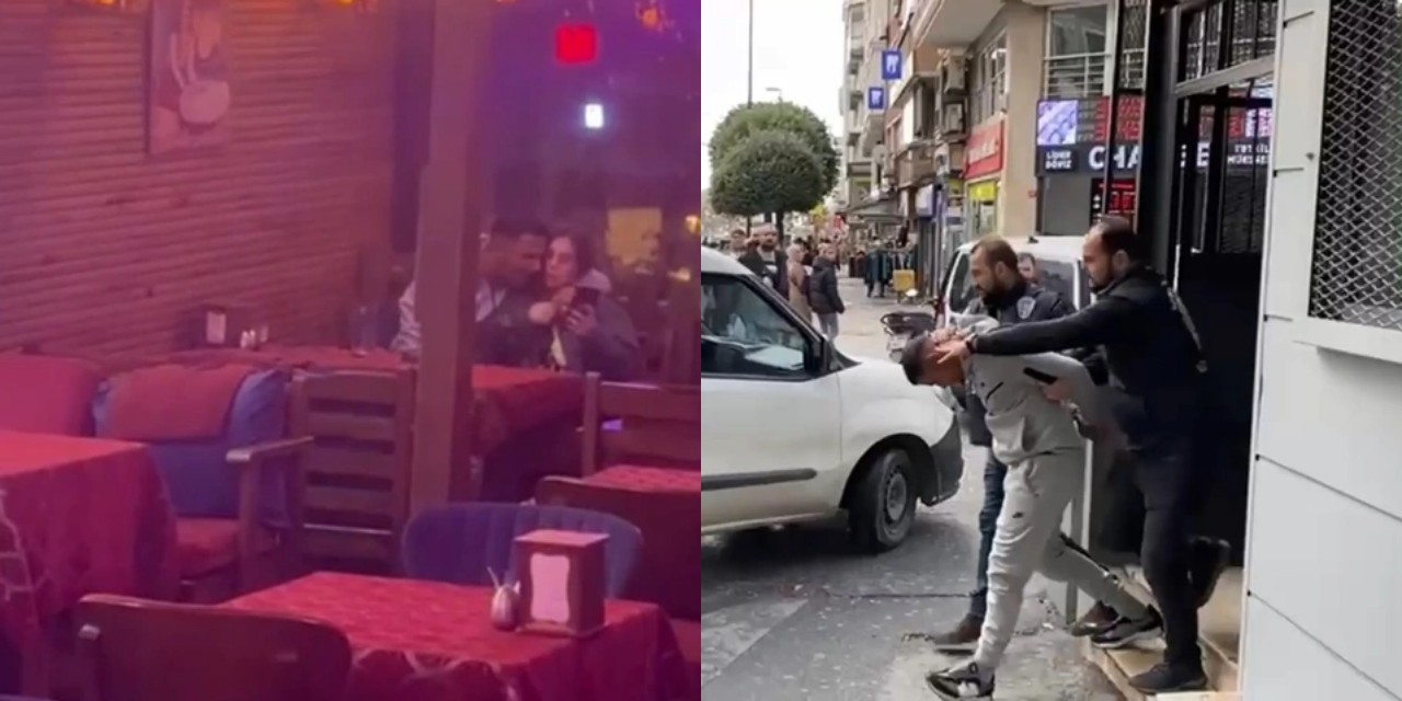Fatih’te 'İspanyol turist' dehşeti! Sevgilisinin boğazına bıçak dayadı