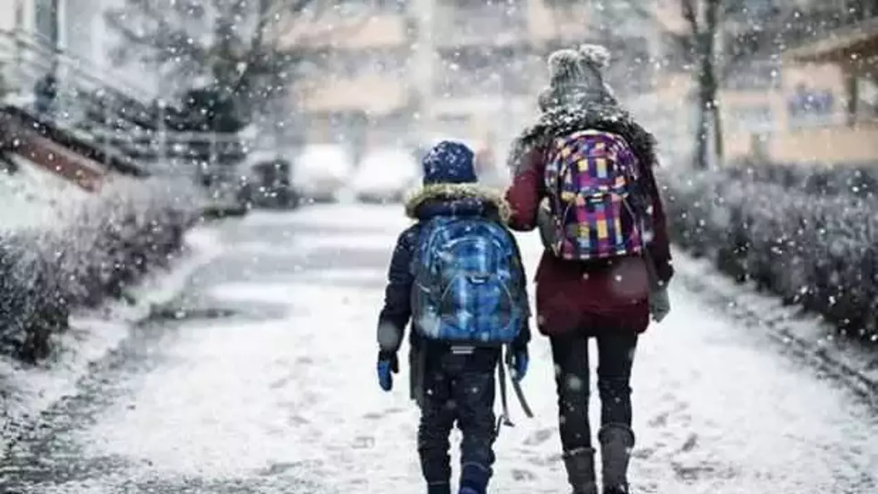 Bolu'nun 4 ilçesinde eğitime kar engeli