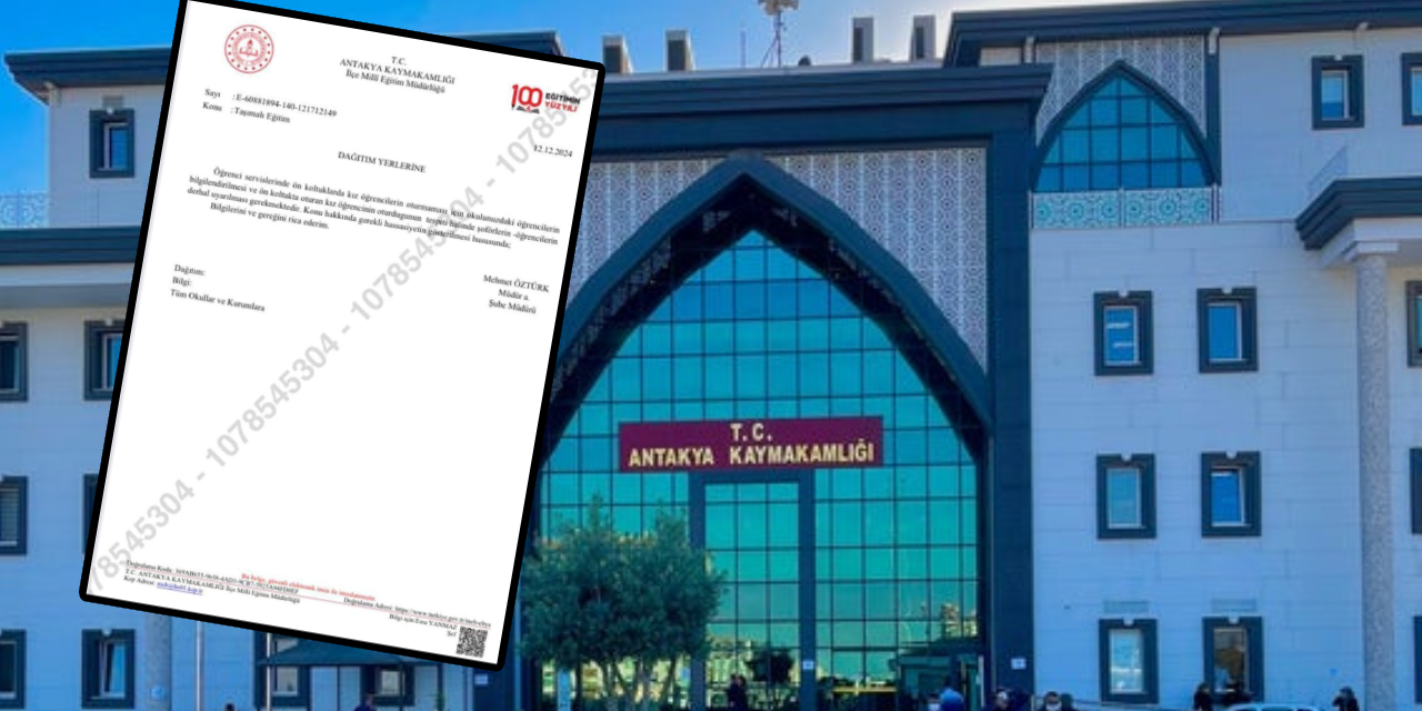 İlçe Milli Eğitim’den büyük skandal: Kız öğrencilere ön koltuk yasağı