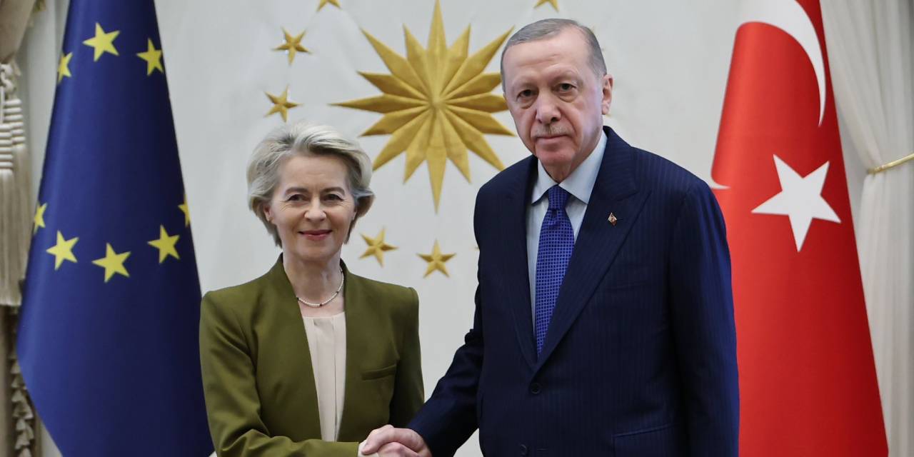 Cumhurbaşkanı Erdoğan, AB Komisyonu Başkanı von der Leyen ile bir araya geldi