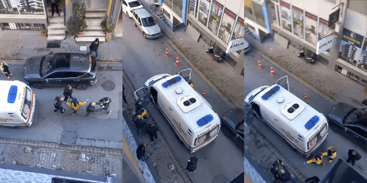 Ümraniye’de ambulansa saldırı: Hasta almaya giden araç yumruklandı, sağlık ekibine saldırıldı