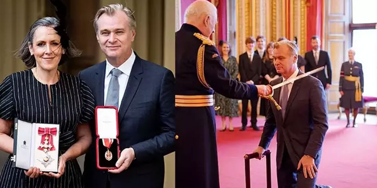 Ünlü yönetmen Christopher Nolan ve eşine Buckingham Sarayı'ndan ünvan!