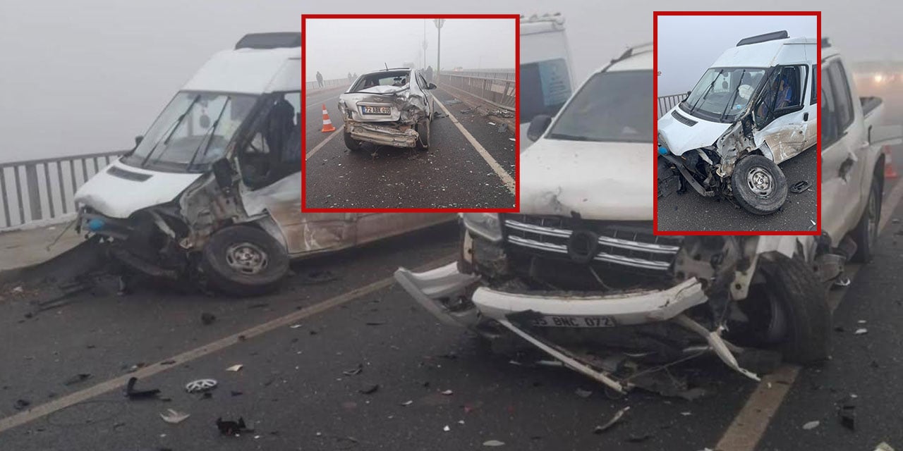 Diyarbakır’da 3 zincirleme kazada 21 kişi yaralandı