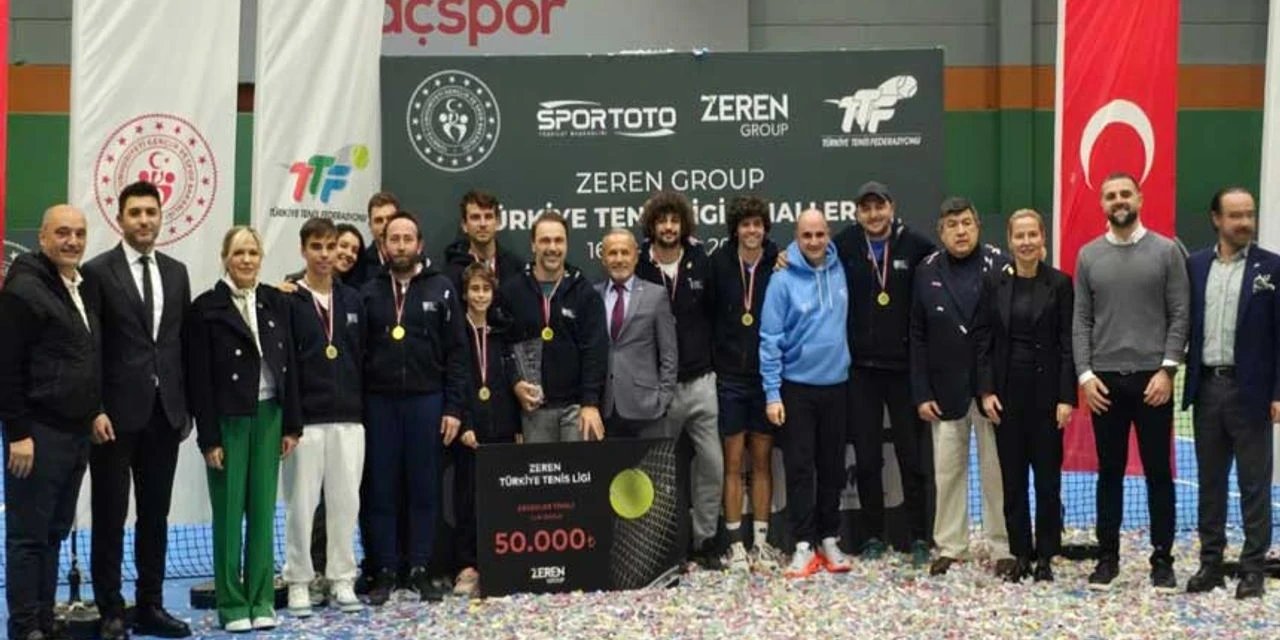 Türkiye Tenis Ligi'nde erkekler şampiyonu TED Spor Kulübü oldu
