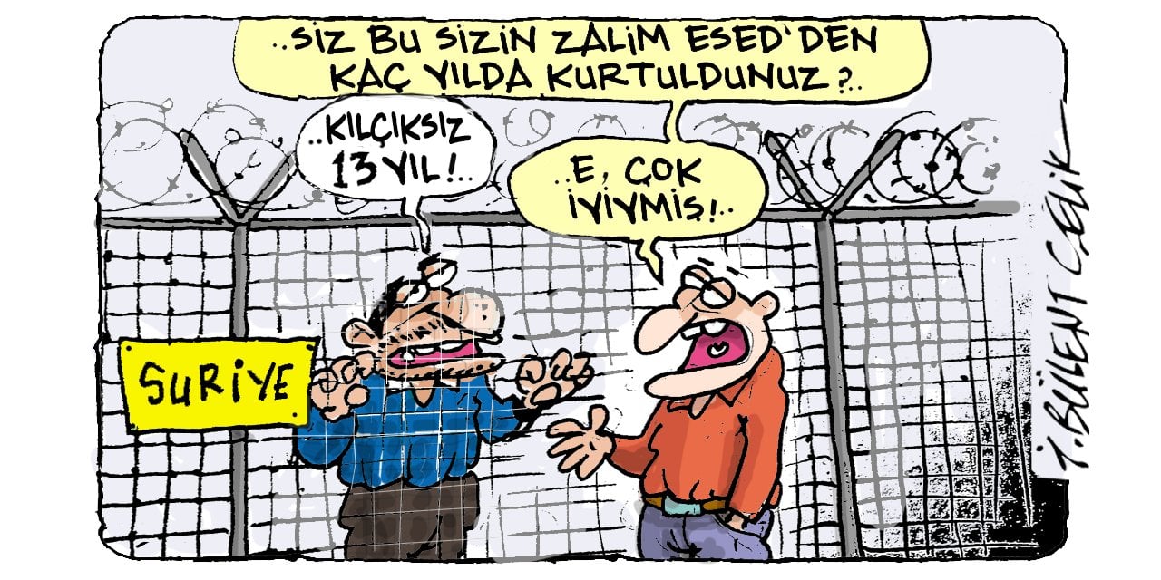 İ. Bülent Çelik'in 25 Aralık 2024 tarihli karikatürü