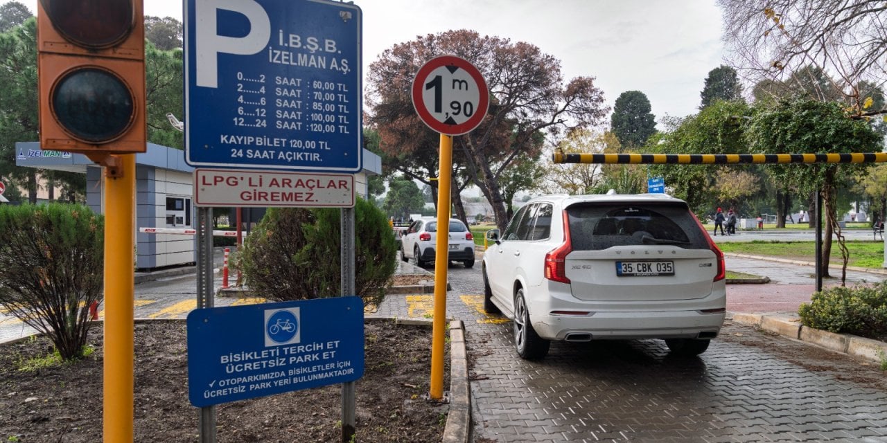 İZELMAN otoparklarına yeni yılda zam yok