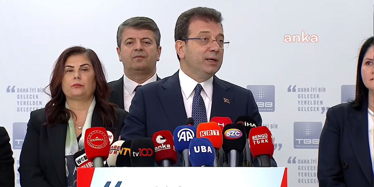 Ekrem İmamoğlu: TBB heyeti Suriye'ye gidecek