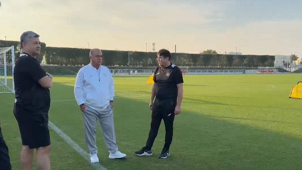 Fatih Terim, yeni takımı Al-Shabab'ın başında ilk antrenmanına çıktı