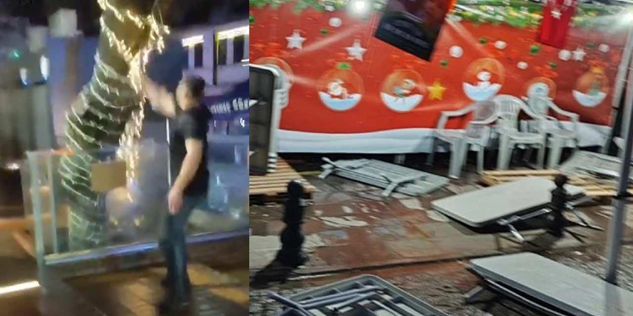 Eskişehir’de ‘Yılbaşı Pazarı’na saldırı: ‘Burası şeriat ülkesi’ diye bağırarak her şeyi parçaladı