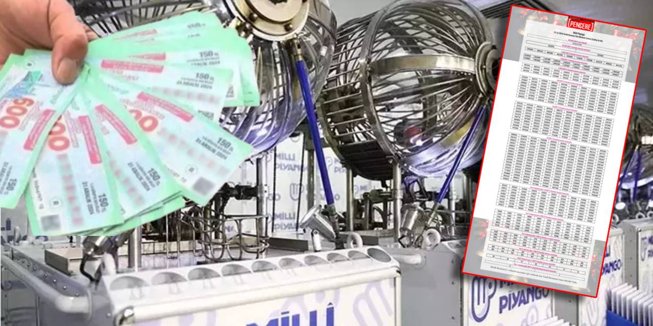 Milli Piyango yılbaşı çekilişi sonuçları: Sıralı tam liste!
