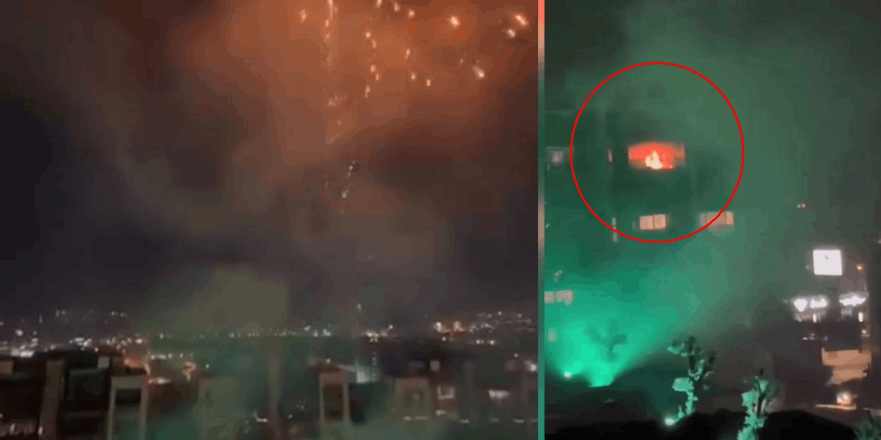 Yılbaşı kutlamasında havai fişek balkona düştü, yangın çıktı!