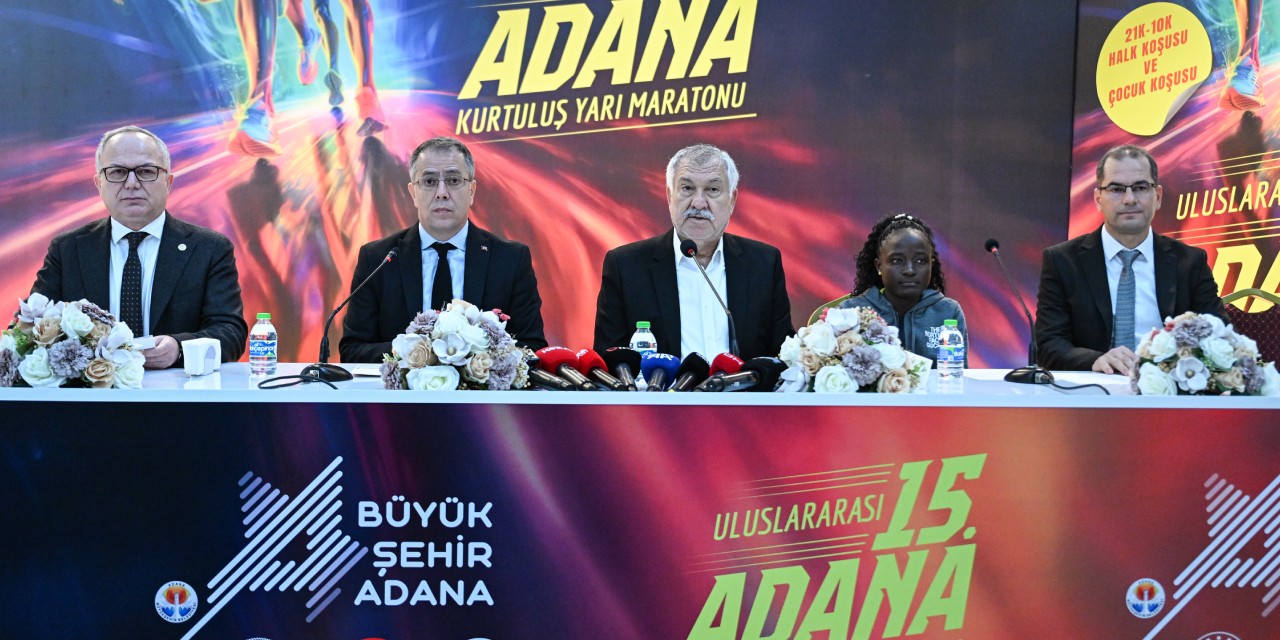 Uluslararası Adana Kurtuluş Yarı Maratonu başlıyor
