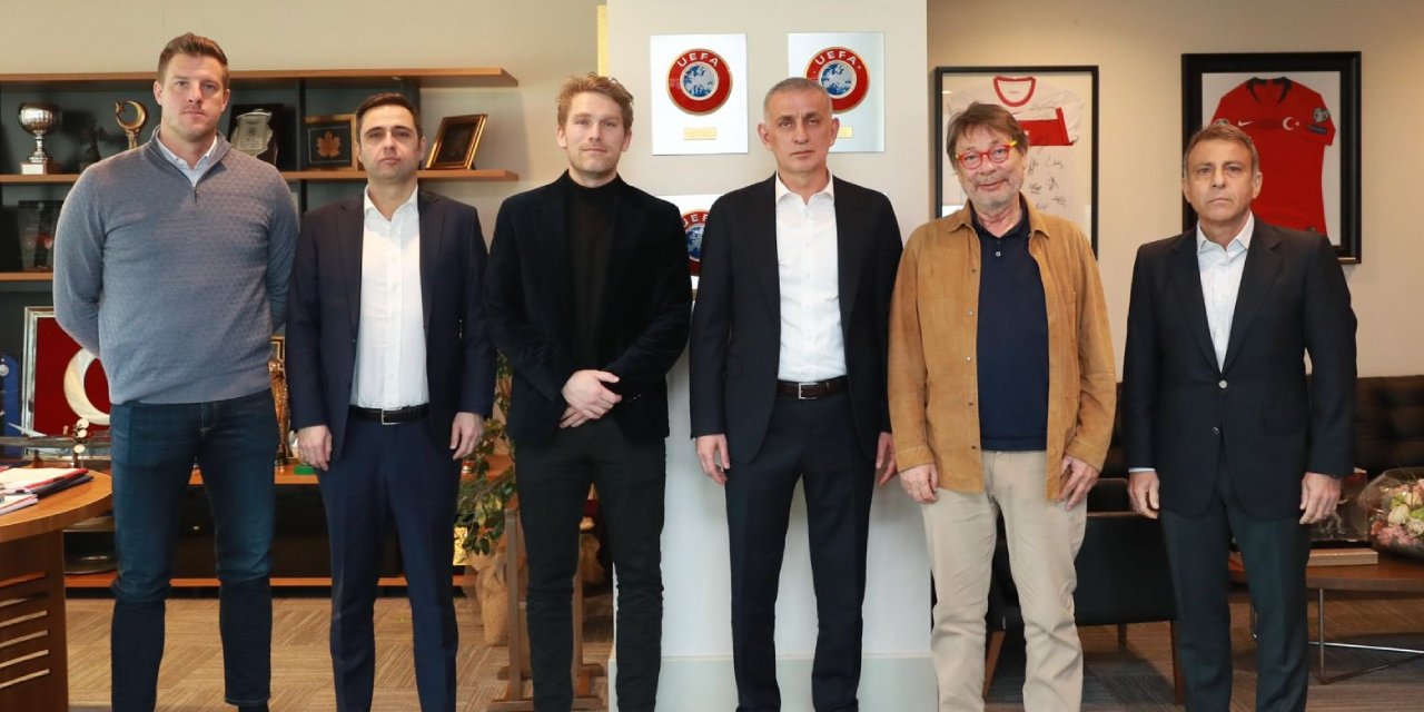 Göztepe'den TFF Başkanı Hacıosmanoğlu'na ziyaret