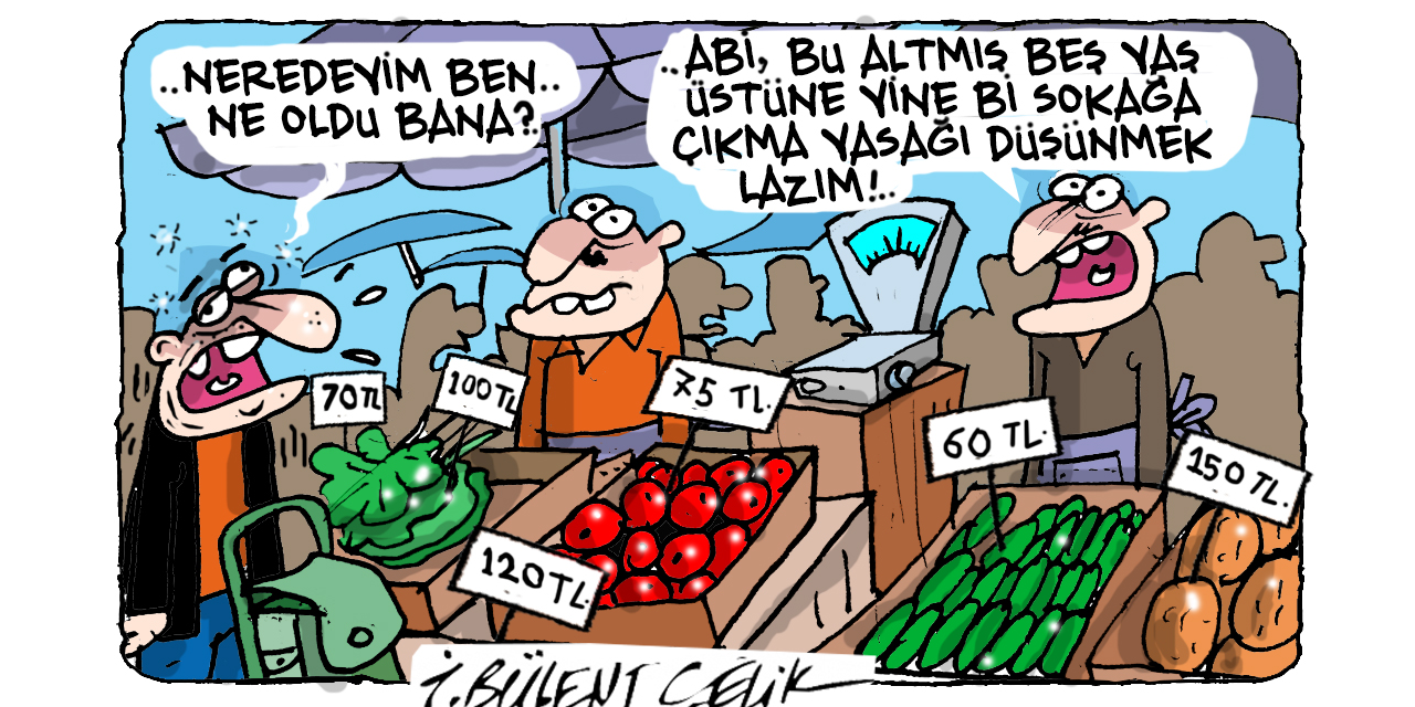 İ. Bülent Çelik'in 8 Ocak 2025 tarihli karikatürü