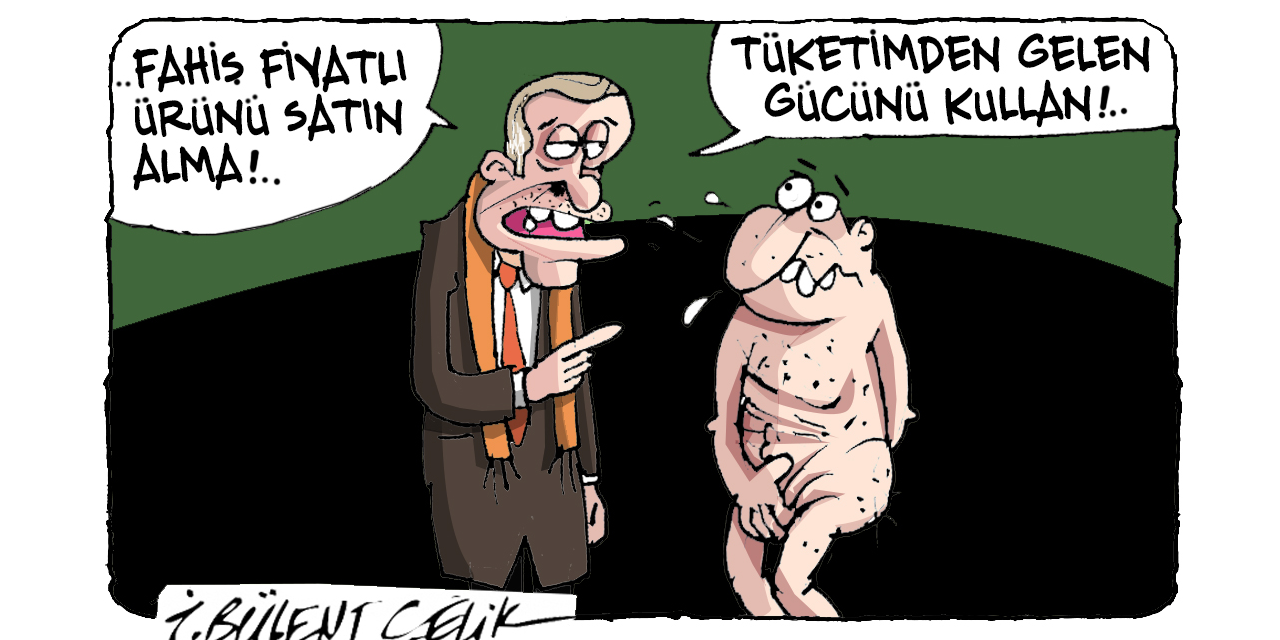 İ. Bülent Çelik'in 9 Ocak 2025 tarihli karikatürü