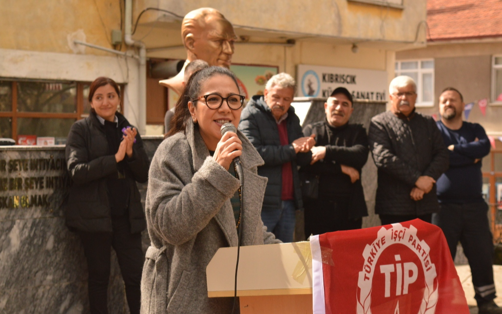 TİP Sözcüsü Kadıgil Kıbrısçık'ta: Görsün bakalım dünya, kadınlar nasıl belediye yönetiyormuş