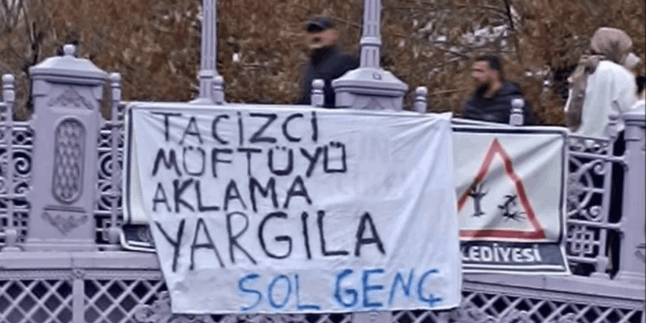 “Tacizciyi yargıla” pankartına Kabahatler Kanunu cezası!