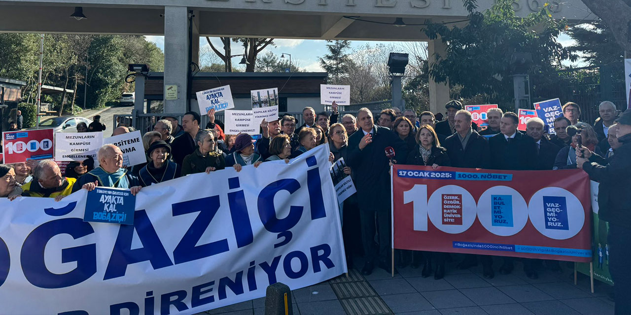 Boğaziçi'nde direniş 1000. gününde: Kayyum rektöre karşı omuz omuza