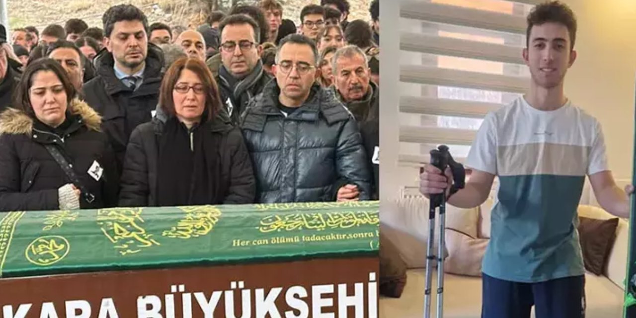 Bolu'daki yangında can veren liseli Ömür'e son veda...