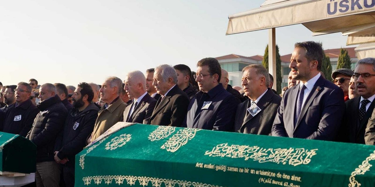 Nedim Türkmen ve ailesi son yolculuğuna uğurlandı