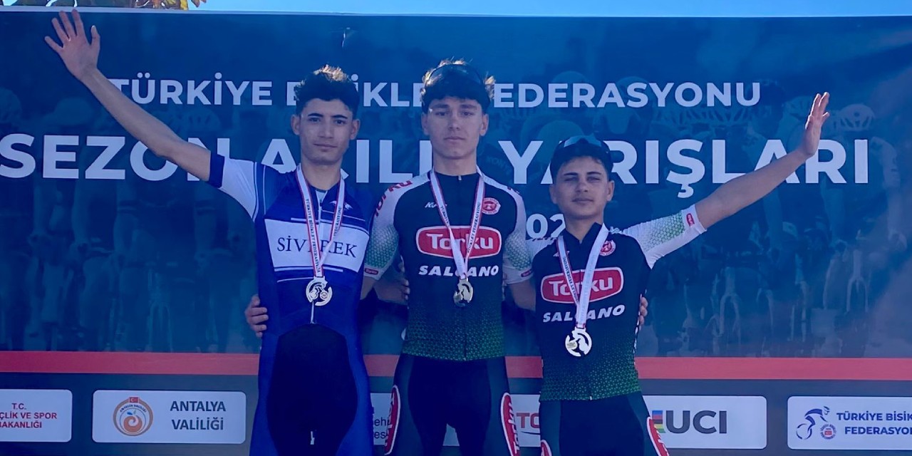 Torku Şekerspor'dan Türkiye Bisiklet Yarışları'nda derece