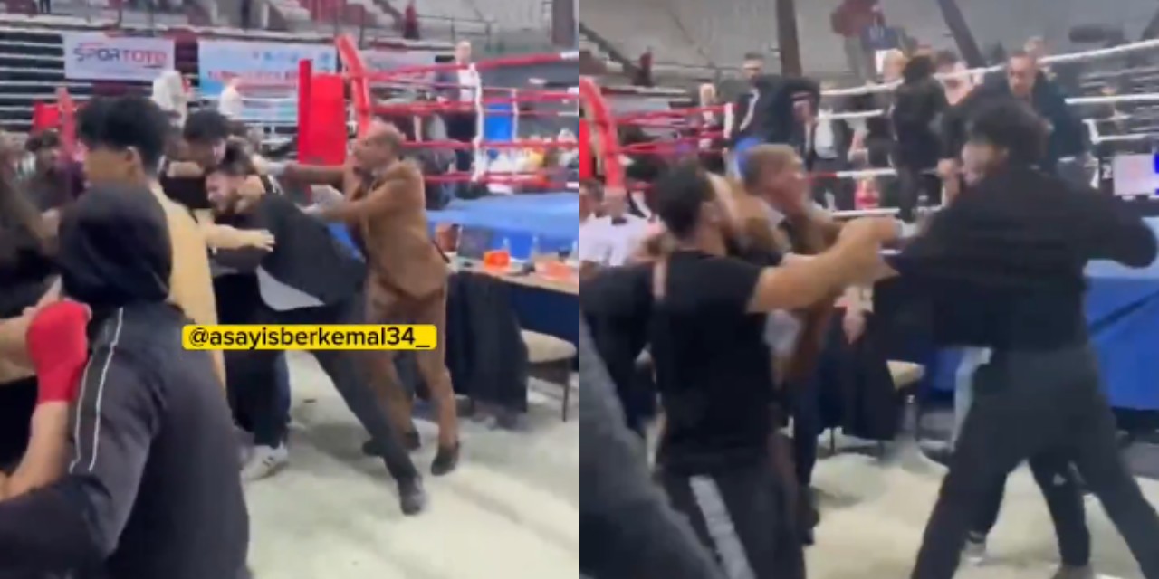Kick Boks Şampiyonası'nda kavga: 4 hakem saldırıya uğradı; 5 kişi gözaltında