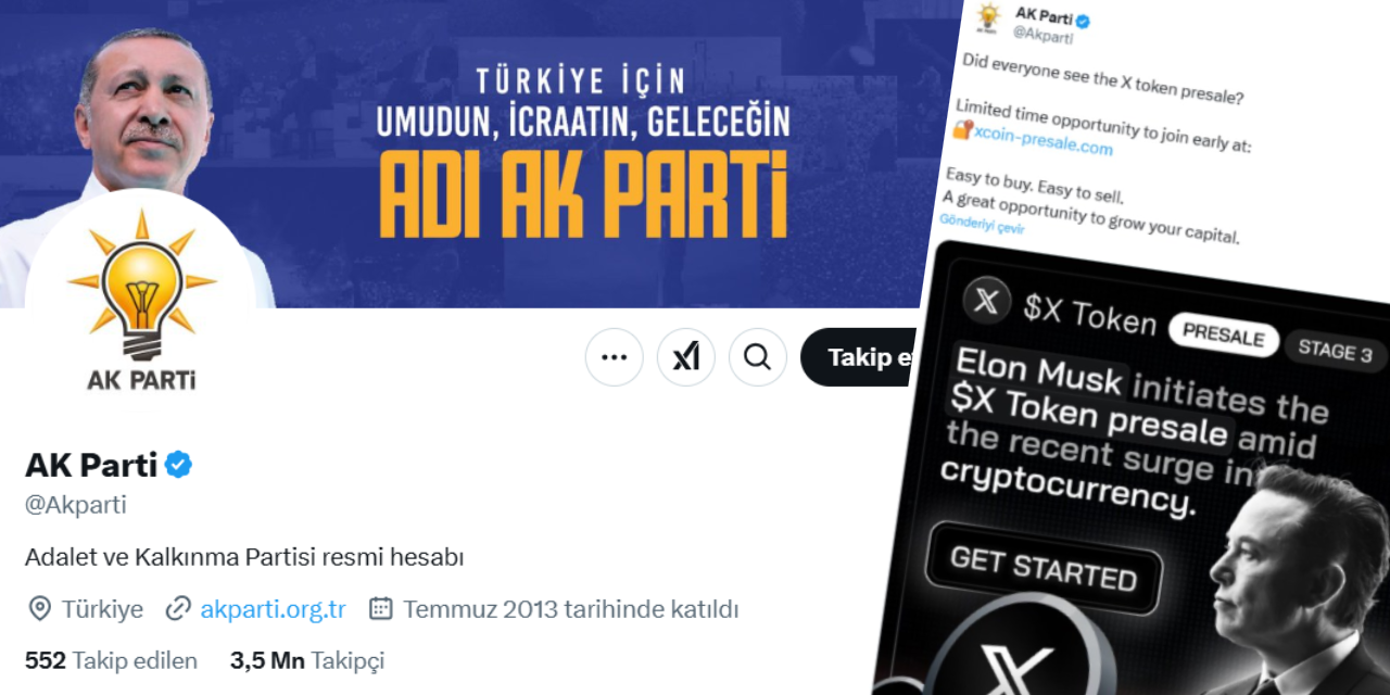 AKP'nin resmi hesabından 'kripto para' ve 'Elon Musk' paylaşımı: Apar topar silindi