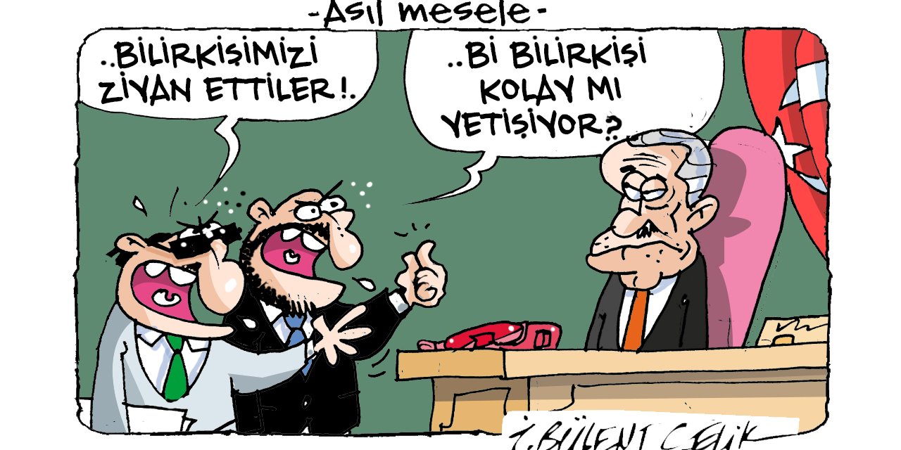 İ. Bülent Çelik'in 30 Ocak 2025 tarihli karikatürü