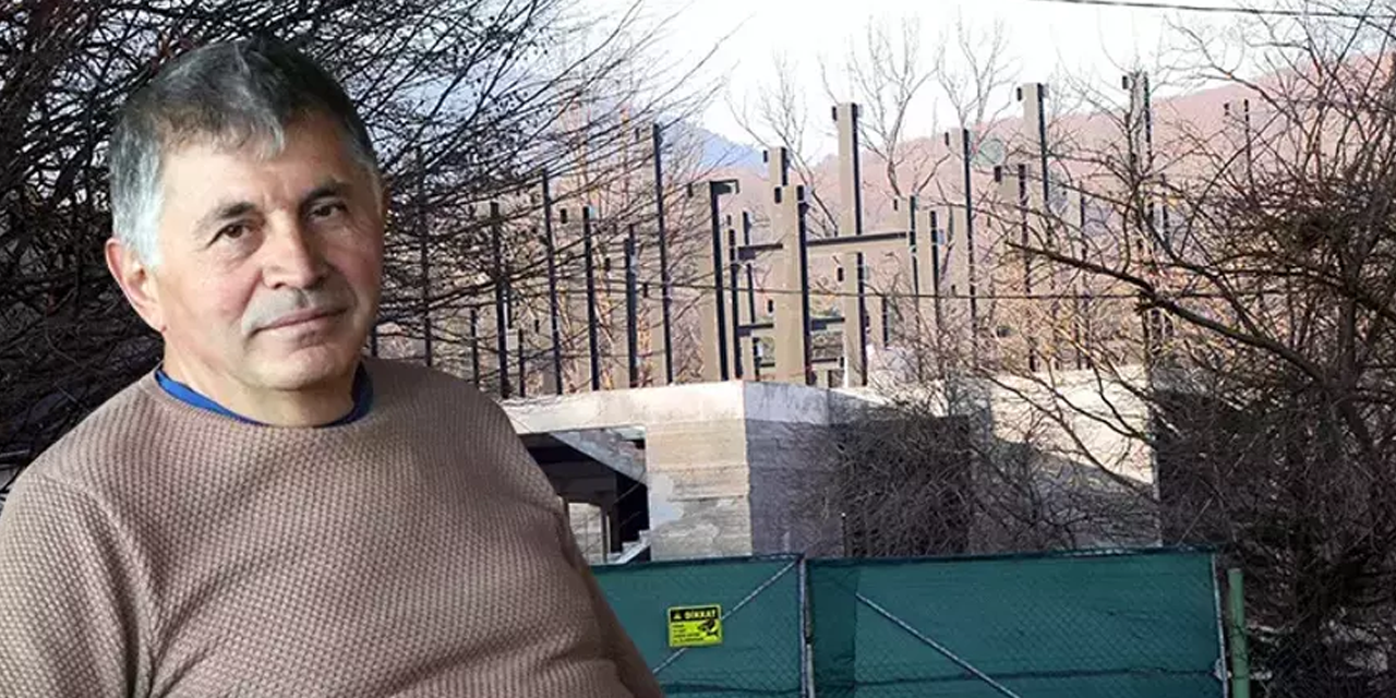 Bolu’da yanan otelin sahibine protesto: İnşaat halindeki yeni oteline “Cani Halit” pankartı astılar